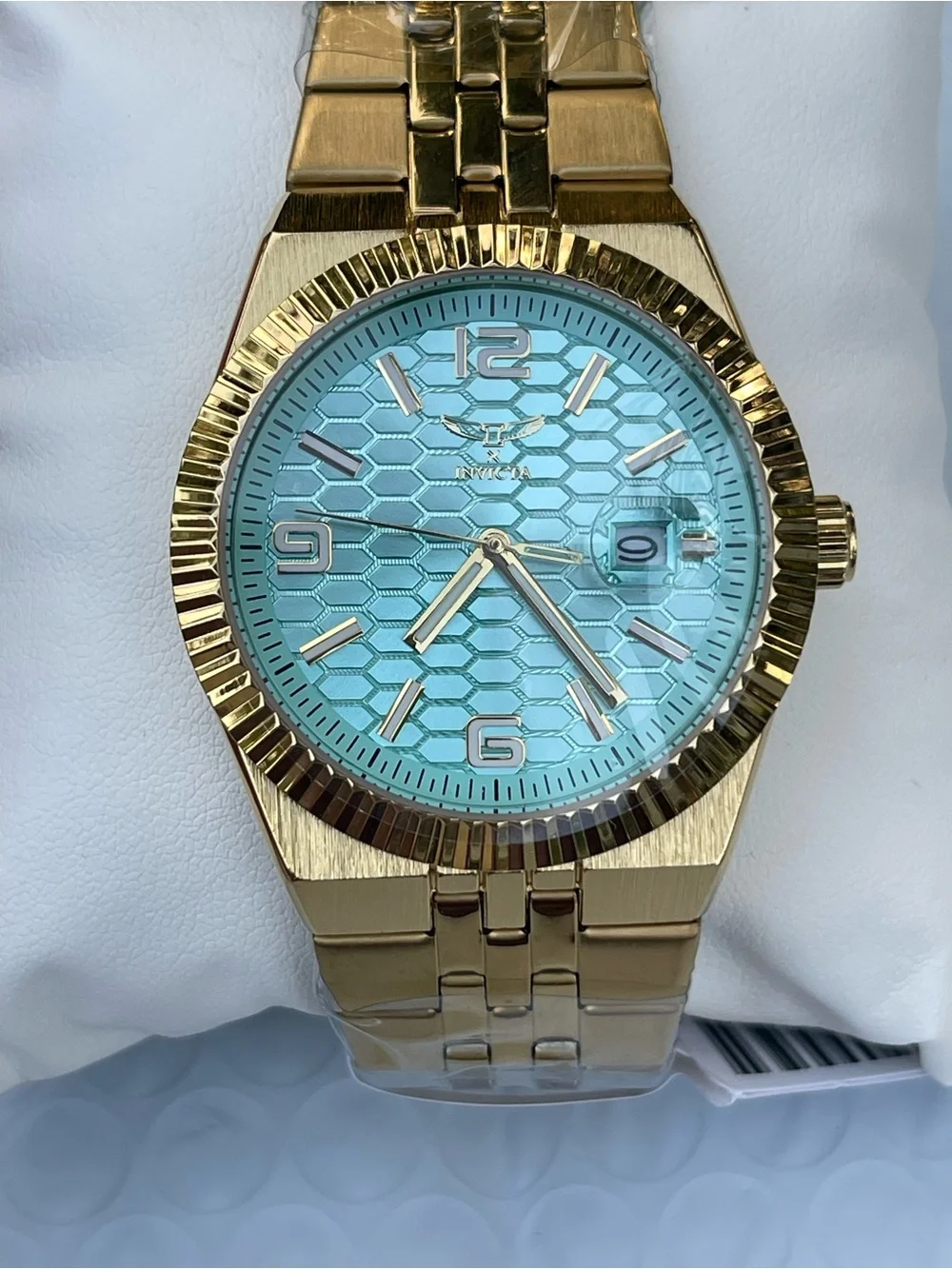 Invicta Specialty I by Invicta Men's Watch - 40mm, Gold , Light Blue Dial